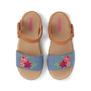 Gymboree Girl Safari Denim Sandals 6 7 10  NEW